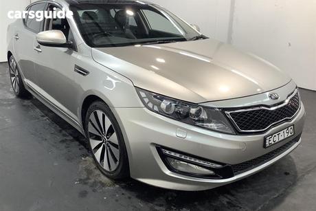 Silver 2013 Kia Optima Sedan Platinum