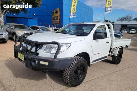 White 2015 Holden Colorado Cab Chassis Dx (4X4)