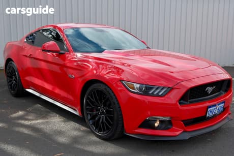 Red 2017 Ford Mustang Coupe Fastback Gt 5.0 V8