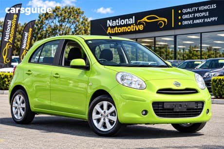 Green 2010 Nissan Micra Hatchback Ti