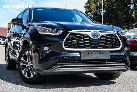 Black 2021 Toyota Kluger Wagon Gxl Hybrid Awd