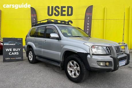 Silver 2004 Toyota Landcruiser SUV PRADO GXL (4X4) KZJ120R