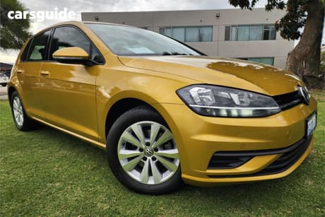 Yellow 2018 Volkswagen Golf Hatchback 110 Tsi Trendline