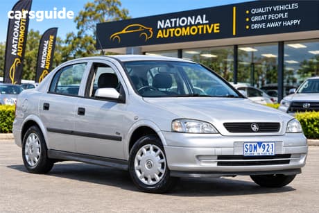Silver 2002 Holden Astra Sedan Equipe