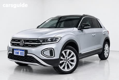 Silver 2023 Volkswagen T-ROC Wagon 110Tsi Style (Restricted Feat)