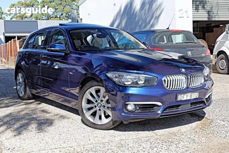 Blue 2016 BMW 120I Hatchback Sport Line