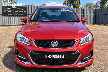 Red 2016 Holden Commodore Sedan Sv6