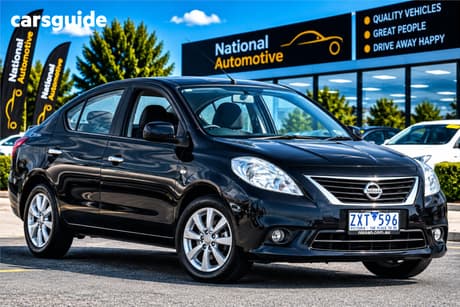 Black 2013 Nissan Almera Sedan Ti