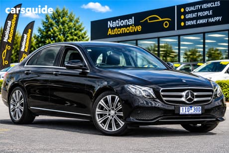Black 2016 Mercedes-Benz E200 Sedan