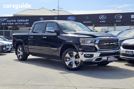 Black 2021 RAM 1500 Crew Cab Utility Laramie