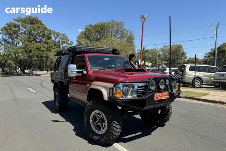 Red 1995 Nissan Patrol Cab Chassis (4X4)