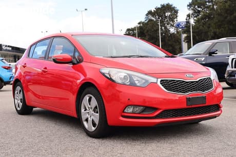 Red 2016 Kia Cerato Hatchback S