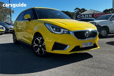 Yellow 2021 MG MG3 Hatchback Excite (With Navigation)