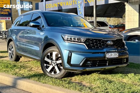 Blue 2020 Kia Sorento Wagon Sport 7 Seat