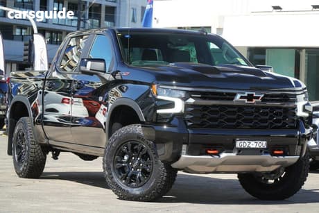 Black 2026 Chevrolet Silverado Crew Cab Pickup 1500 Zr2