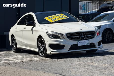 White 2016 Mercedes-Benz CLA200 Coupe 200