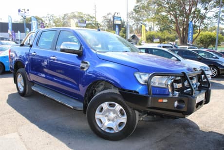 Blue 2016 Ford Ranger Dual Cab Utility Xlt 3.2 (4X4)