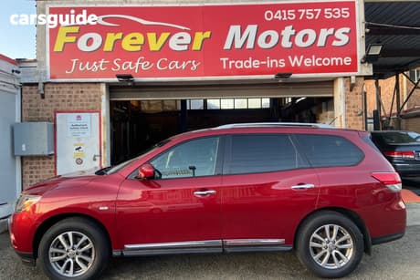Burgundy 2015 Nissan Pathfinder Wagon St-L (4X4)