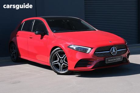Red 2020 Mercedes-Benz A180 Hatchback
