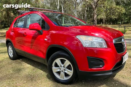 Red 2014 Holden Trax Wagon Ls