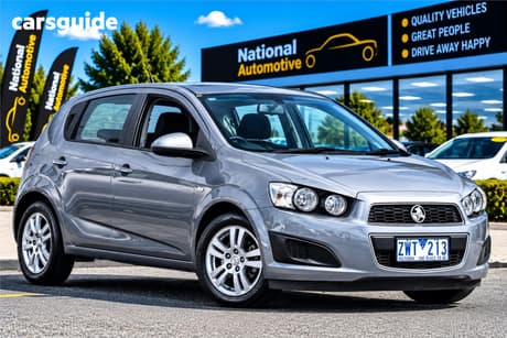 Grey 2013 Holden Barina Hatchback Cd