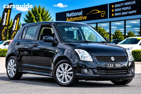 Black 2009 Suzuki Swift Hatchback S