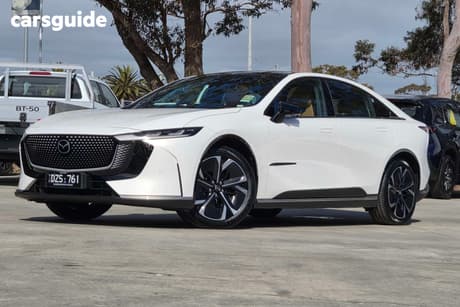 White 2026 Mazda 6E Sedan Atenza