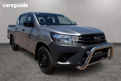 Silver 2022 Toyota Hilux Double Cab Pick Up Workmate Hi-Rider (4X2)