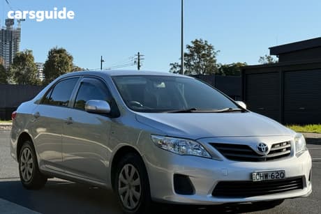 Silver 2012 Toyota Corolla Sedan Ascent