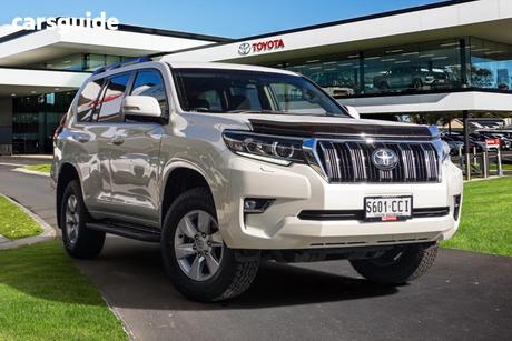 White 2019 Toyota Landcruiser Prado Wagon Gxl (4X4)