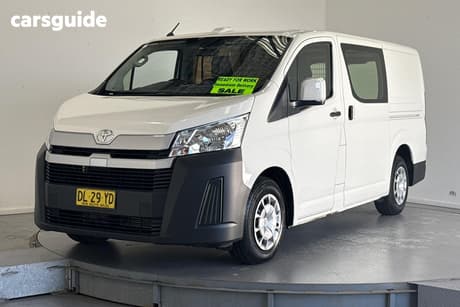 White 2024 Toyota HiAce Van Lwb