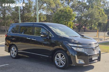 Black 2013 Nissan Elgrand Commercial 350 HIGHWAY STAR