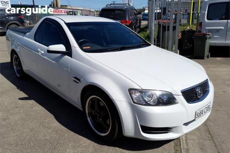 White 2011 Holden Commodore Utility Omega