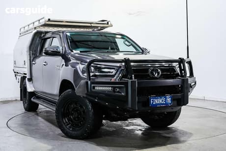 Grey 2020 Toyota Hilux Double Cab Pick Up Sr5 (4X4)