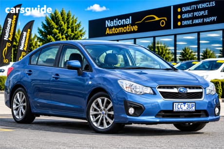 Blue 2014 Subaru Impreza Sedan 2.0I (Awd)