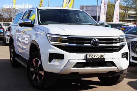 White 2023 Volkswagen Amarok Dual Cab Utility Style Tdi500 4Motion