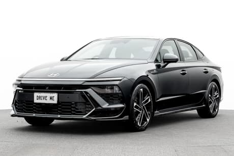 Black 2023 Hyundai Sonata Sedan N Line