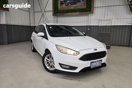 White 2017 Ford Focus Hatchback Trend