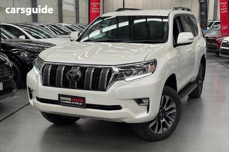 White 2023 Toyota Landcruiser Prado Wagon Vx