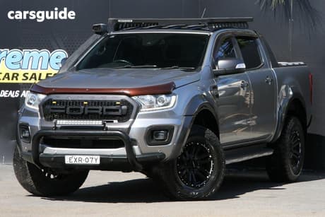 Silver 2019 Ford Ranger Double Cab Pick Up Wildtrak 2.0 (4X4)