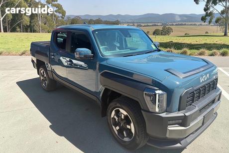 Blue 2025 Kia Tasman Double Cab Pick Up Sx+ (4X4) (Std) Black Fender