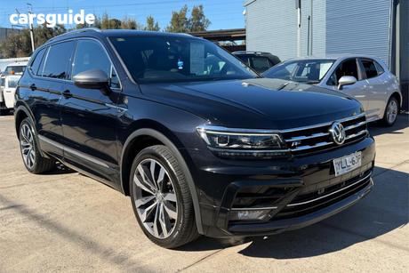 Black 2021 Volkswagen Tiguan Wagon Allspace 162 Tsi Highline