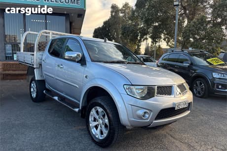 Silver 2014 Mitsubishi Triton Double Cab Utility Glx-R (4X4)