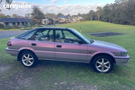 Silver 1994 Toyota Corolla Liftback Csi Seca