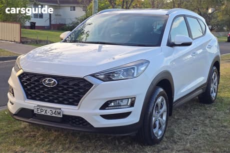 White 2018 Hyundai Tucson Wagon Go (Fwd)