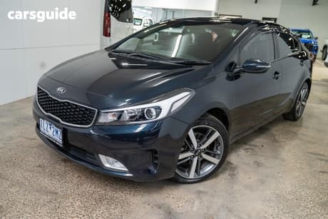 Blue 2017 Kia Cerato Sedan Sport