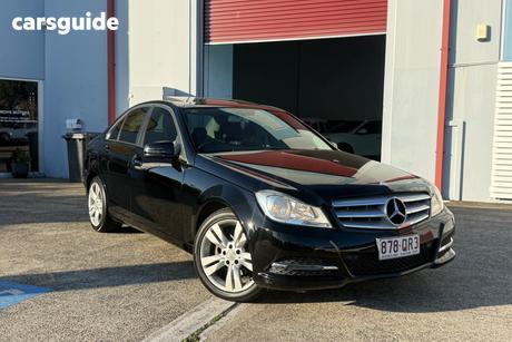 Black 2012 Mercedes-Benz C200 Sedan Cdi Be
