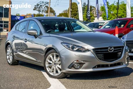 Silver 2015 Mazda 3 Hatchback Sp25 Gt