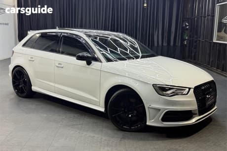White 2016 Audi S3 Hatchback Sportback 2.0 Tfsi Quattro