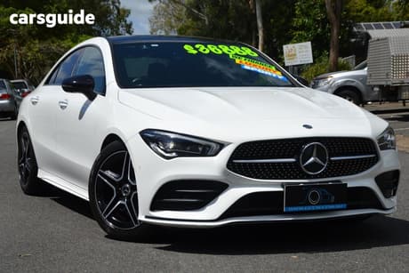 White 2019 Mercedes-Benz CLA200 Coupe 200